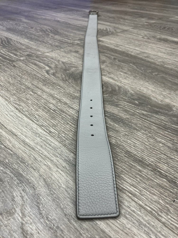 Size 90/36 - Dior CD Buckle Belt ' Leather Gray