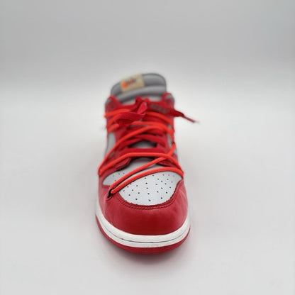 Nike Dunk Low x OFF-WHITE 2019 ' University Red ' UK 8.5