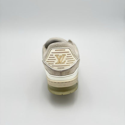 Louis Vuitton Trainer Denim ' Beige ' UK 8.5