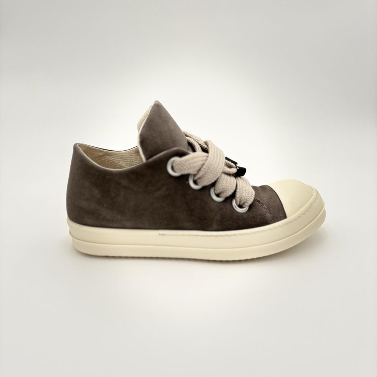 Rick Owens Jumbo Lace Puffer Low ‘ Dust Milk ‘ UK 8