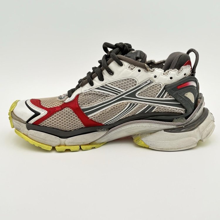 Balenciaga Runner ' Black White Red Fluo Yellow ' UK 10
