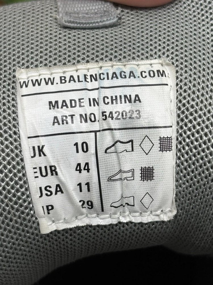 Balenciaga Track Sneaker ' Grey '  UK 10