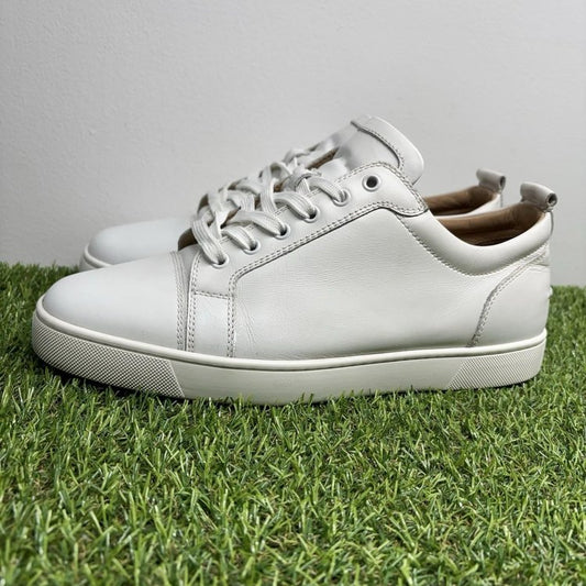 Christian Louboutin Leather Low ‘ White ’ UK 10