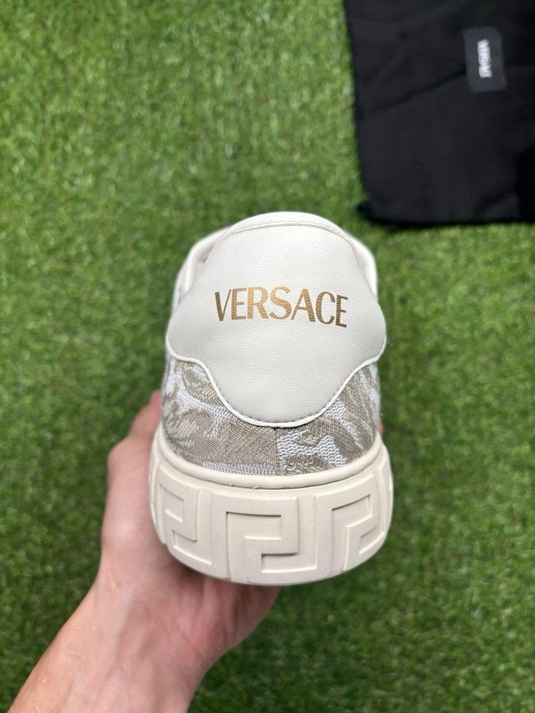 Versace Barocco Greca Sneaker ‘ Beige Print ‘ UK 10