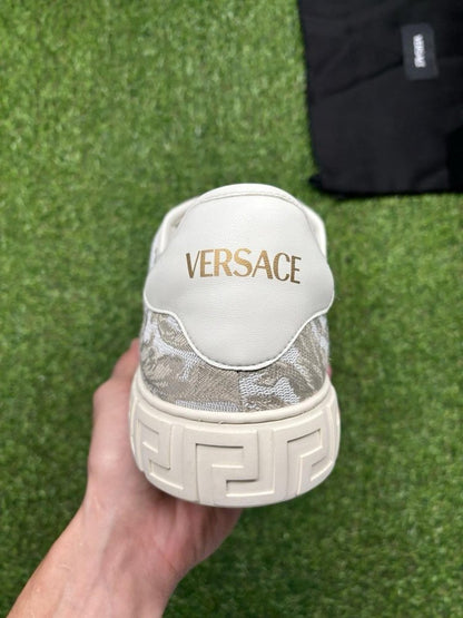 Versace Barocco Greca Sneaker ‘ Beige Print ‘ UK 10