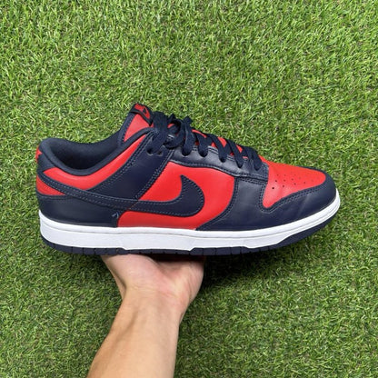 Nike Dunk Retro 2024 Low Navy Red UK 10