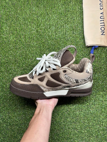 Louis Vuitton Skate ' Brown Python '