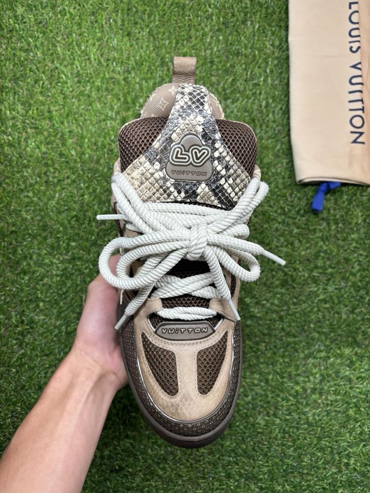 Louis Vuitton Skate ' Brown Python '