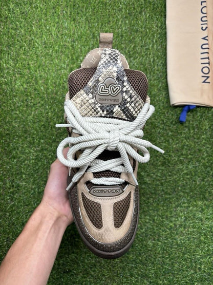 Louis Vuitton Skate ' Brown Python '