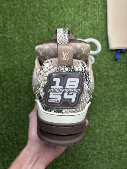 Louis Vuitton Skate ' Brown Python '