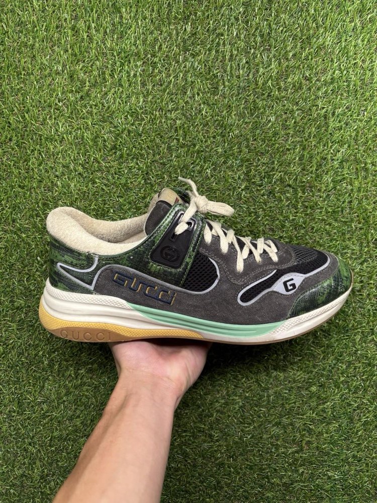 Gucci Ultrapace ' Green Tejus Printed ' UK 10