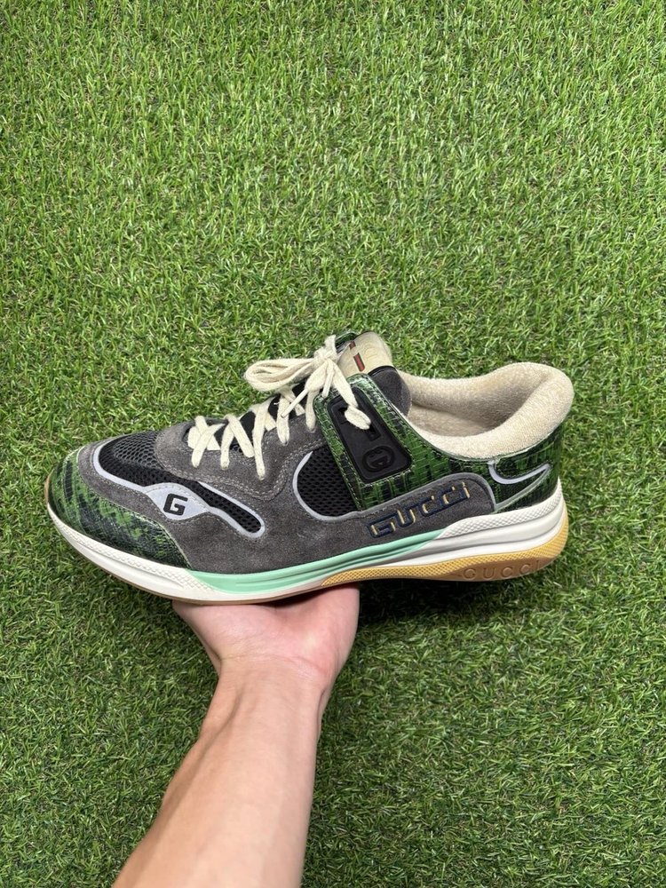 Gucci Ultrapace ' Green Tejus Printed ' UK 10