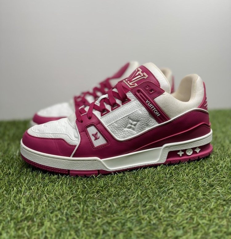 Louis Vuitton Trainer ' White Pink '  UK 10