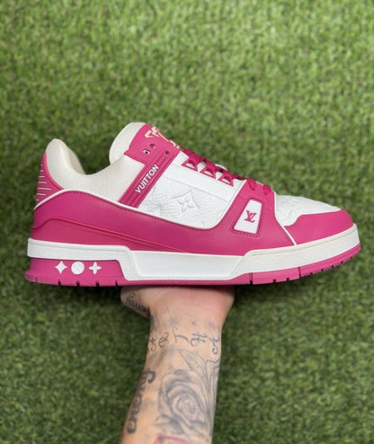 Louis Vuitton Trainer ' White Pink '  UK 10