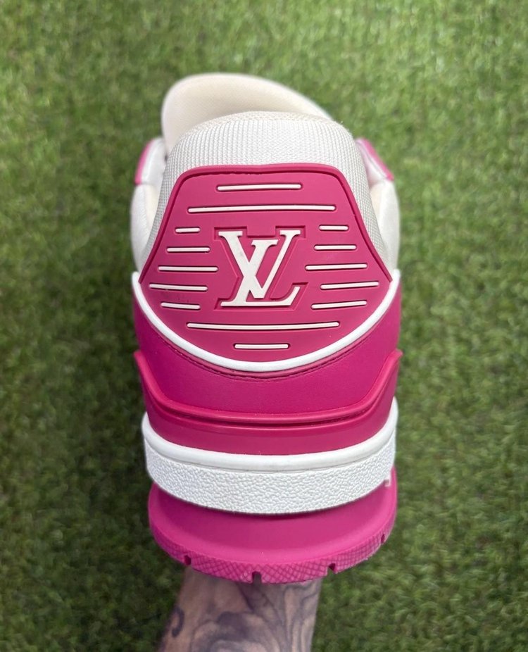 Louis Vuitton Trainer ' White Pink '  UK 10