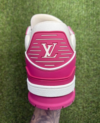 Louis Vuitton Trainer ' White Pink '  UK 10
