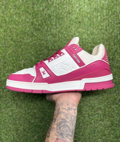 Louis Vuitton Trainer ' White Pink '  UK 10