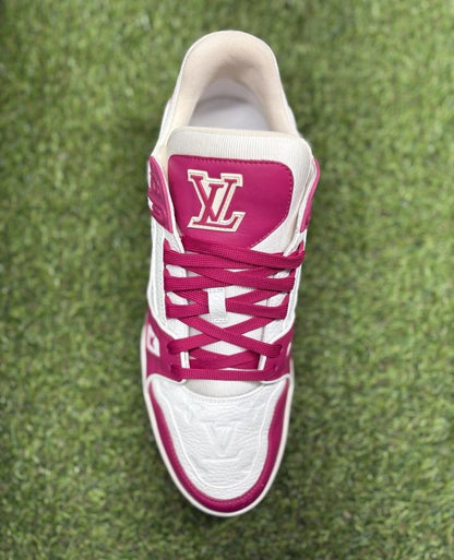 Louis Vuitton Trainer ' White Pink '  UK 10