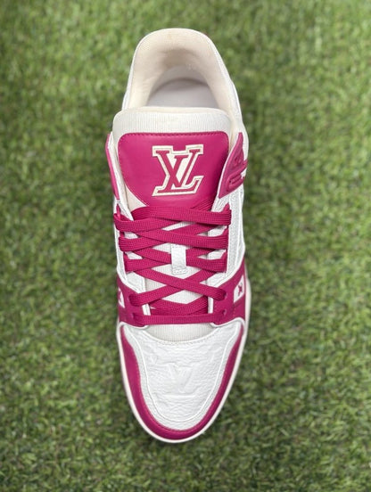 Louis Vuitton Trainer ' White Pink '  UK 10