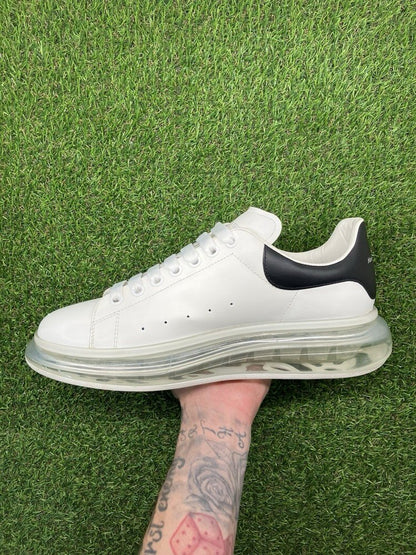 Alexander McQueen Clear Sole ' Black White ' UK 10
