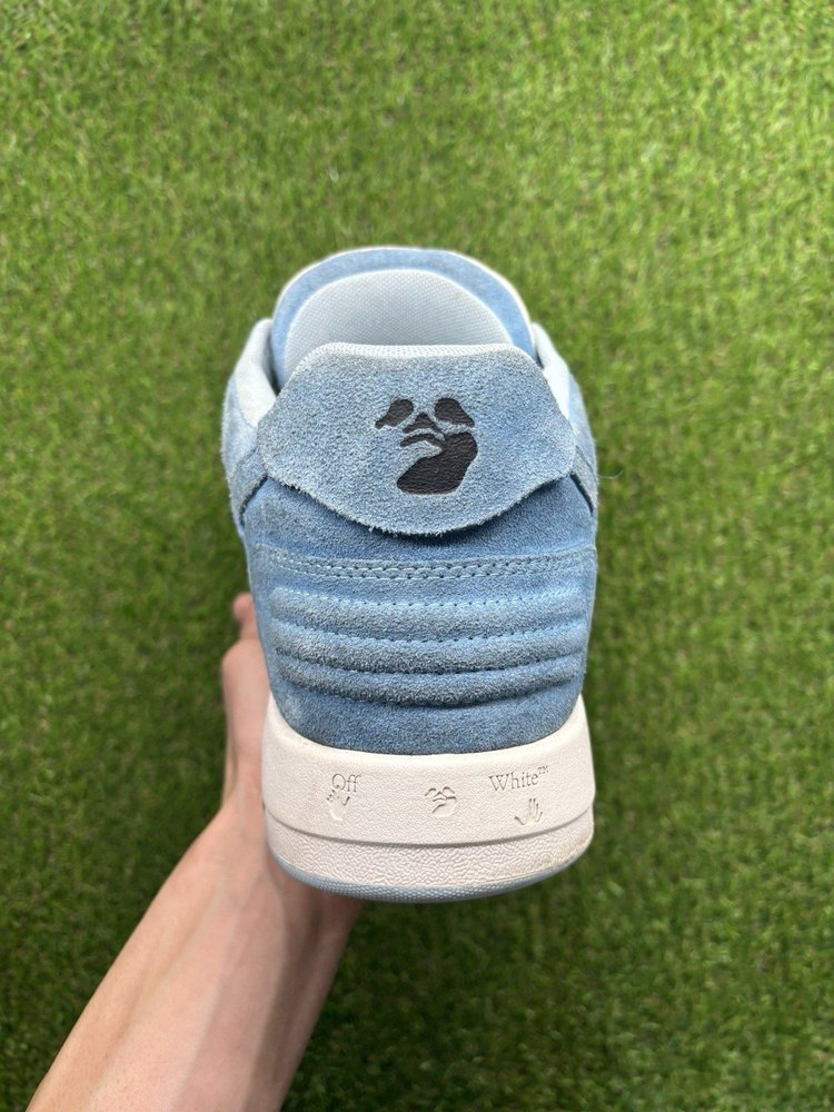 Off-White Out of Office Suede ' Light Blue, White ‘ UK 11