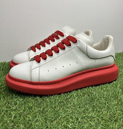 Alexander McQueen Oversized ' White, Red Sole '  UK 11