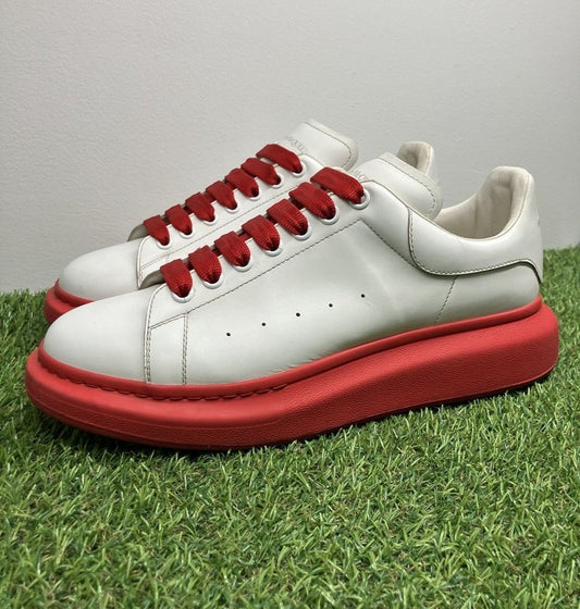 Alexander McQueen Oversized ' White, Red Sole '  UK 11