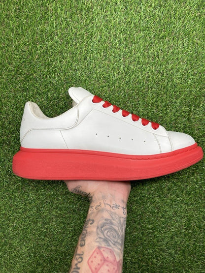 Alexander McQueen Oversized ' White, Red Sole '  UK 11
