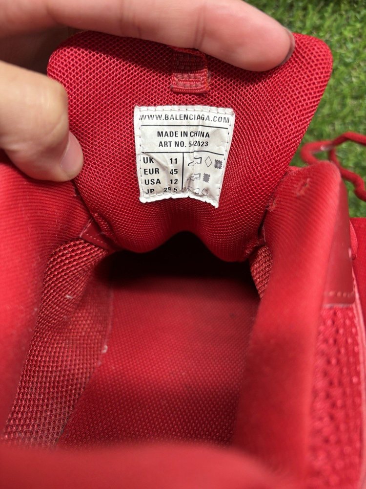 Balenciaga Track ' Red ' UK 11
