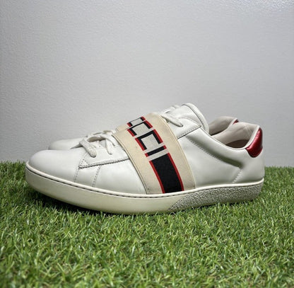 Gucci Ace Gucci Stripe ‘ White, Red UK 11
