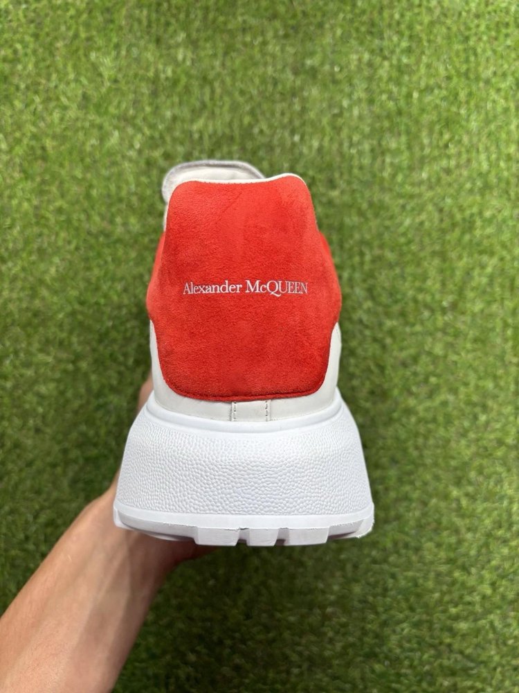 Alexander McQueen Court Trainer ‘ White/Red ‘ UK 11