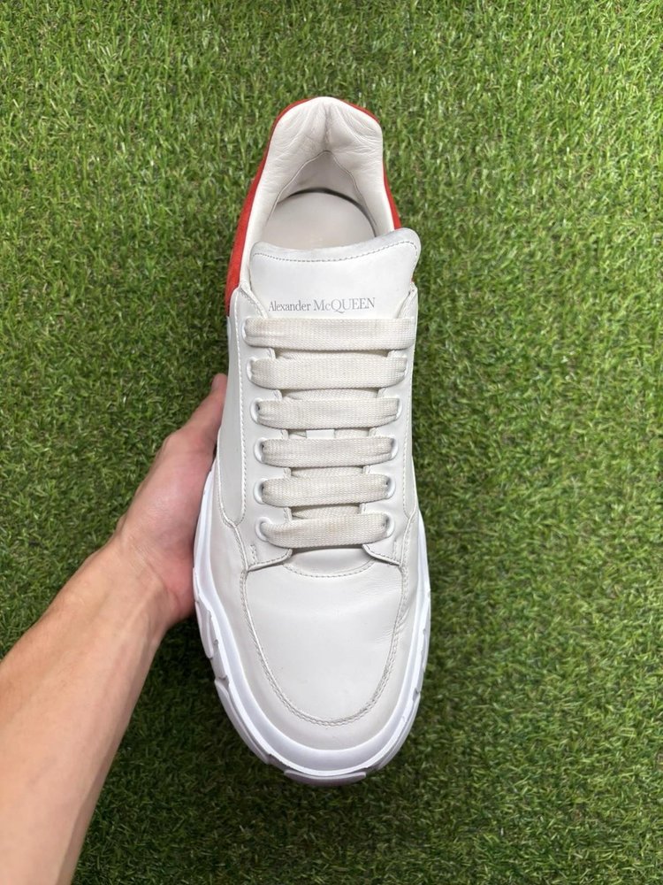 Alexander McQueen Court Trainer ‘ White/Red ‘ UK 11