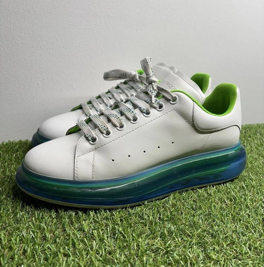Alexander McQueen ' Transparent Sole White, Lime ' UK 11