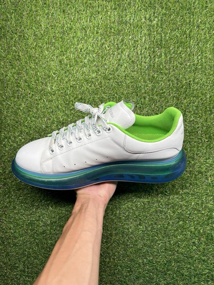 Alexander McQueen ' Transparent Sole White, Lime ' UK 11