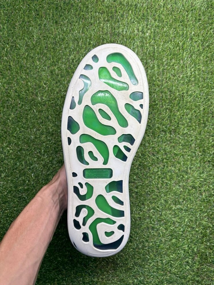 Alexander McQueen ' Transparent Sole White, Lime ' UK 11