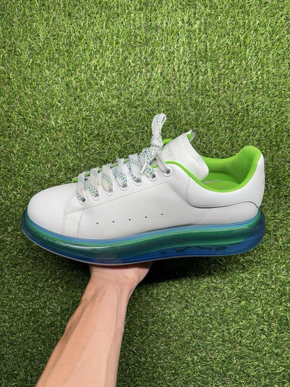 Alexander McQueen ' Transparent Sole White, Lime ' UK 11