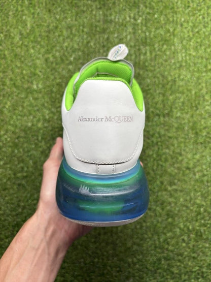 Alexander McQueen ' Transparent Sole White, Lime ' UK 11