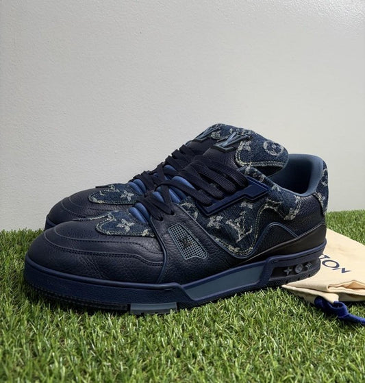 Louis Vuitton Trainer ' Monogram Navy ' UK 11