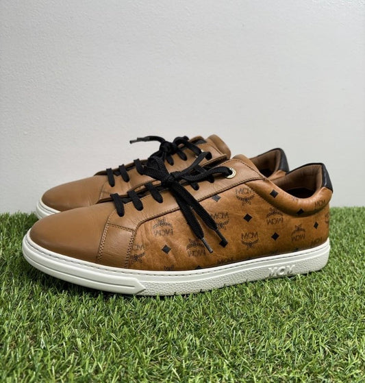 MCM Terrain monogram-print sneakers UK 11