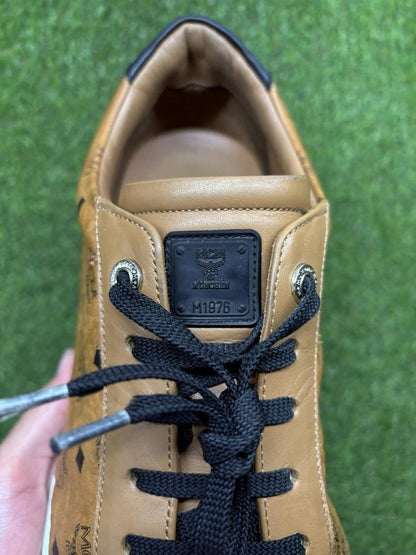 MCM Terrain monogram-print sneakers UK 11