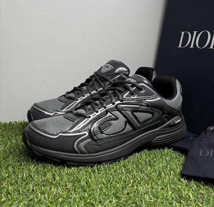 Dior B30 Reflective Sneaker ' Black, Gray '  UK 11