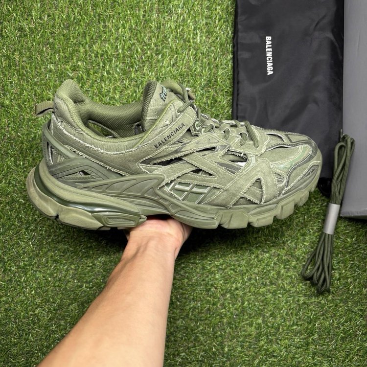 Balenciaga Track.2 Sneakers ' Khaki Green ' UK 11