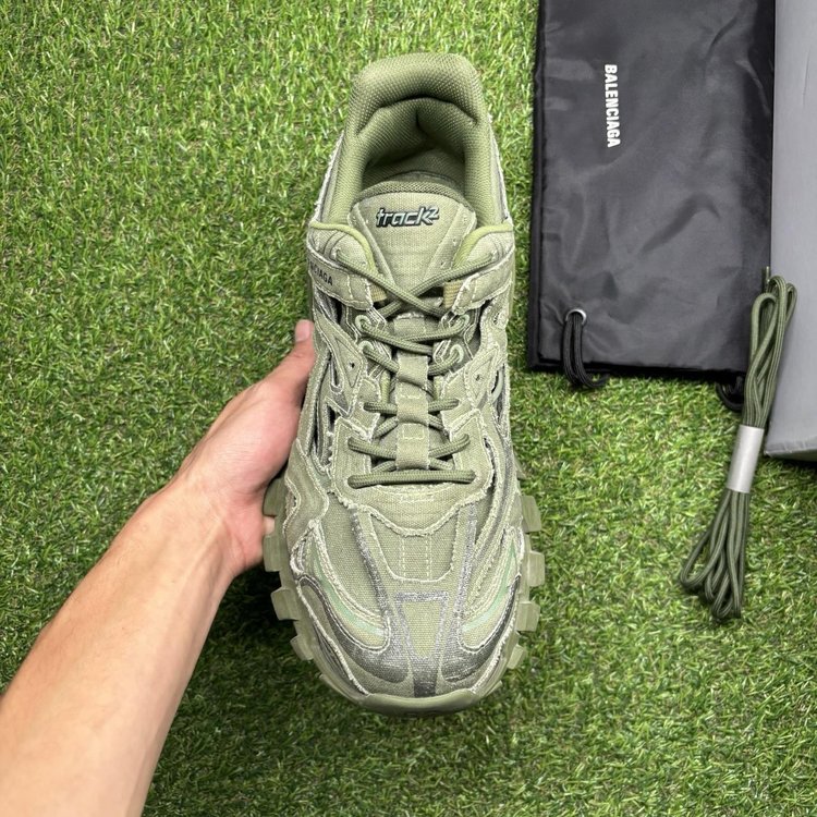 Balenciaga Track.2 Sneakers ' Khaki Green ' UK 11