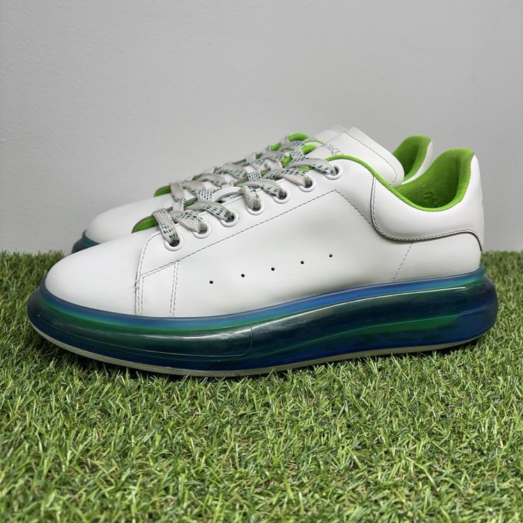 Alexander McQueen ' Transparent Sole White, Lime ' UK 11