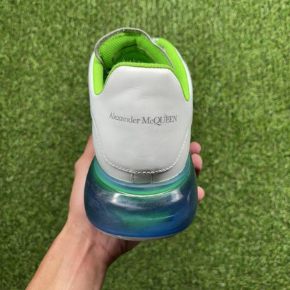 Alexander McQueen ' Transparent Sole White, Lime ' UK 11