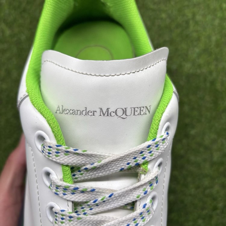 Alexander McQueen ' Transparent Sole White, Lime ' UK 11