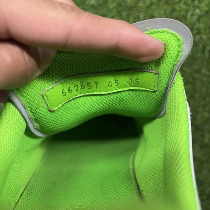 Alexander McQueen ' Transparent Sole White, Lime ' UK 11