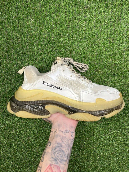 Balenciaga Triple S ' Beige, Clear Sole ' UK 6