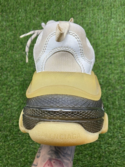 Balenciaga Triple S ' Beige, Clear Sole ' UK 6