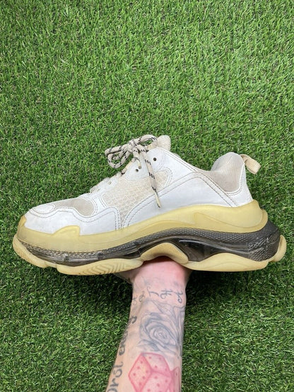 Balenciaga Triple S ' Beige, Clear Sole ' UK 6